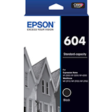 C13T10G192 Epson 604 Standard Capacity Black Ink Cartridge For Epson WorkForce WF-2910/2930/2950 and Expression Home XP-2200/3200/4200 Printers